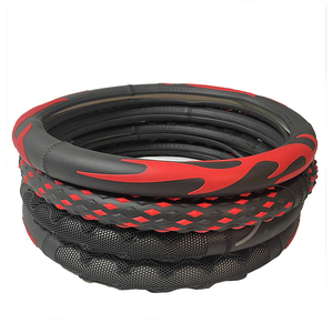 Funda de Volante Cosida a Mano Negra para Autos - Product Image 5