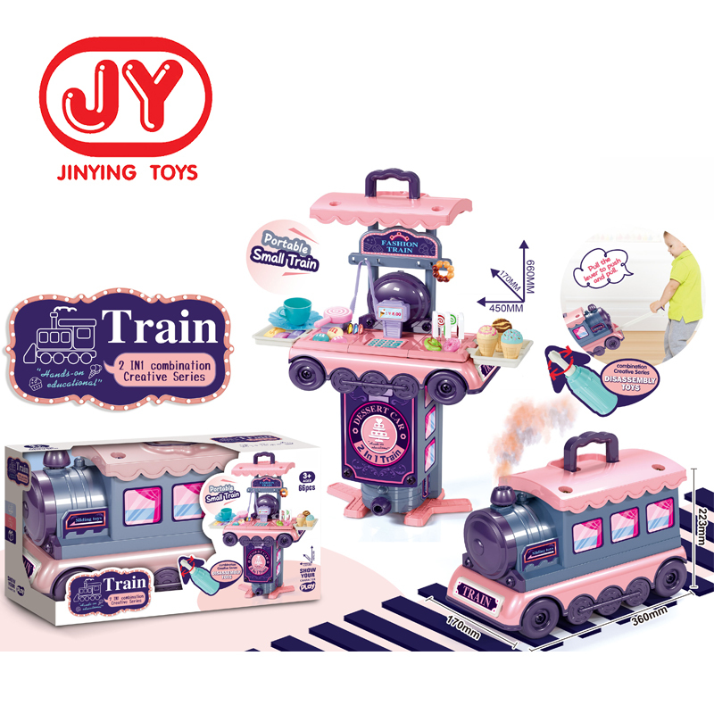 En Plastique Belle Simulation Dessert Chariot de Vente de Crème glacée Jouet Garçons Filles Maison jouer Jouet