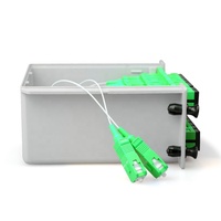 Fiber Optic PLC Splitter SC APC 1x2 1x4 1x8 1x16 1X32 kaset tipe PLC Optical Fiber Splitter plug-in Singlemode