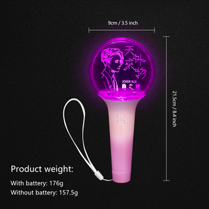 แท่งไฟเรืองแสงเปลี่ยนสีได้ OEM สำหรับคอนเสิร์ต <span class=keywords><strong>Kpop</strong></span> ไฟ LED สำหรับงานปาร์ตี้  แท่งไฟอะคริลิคแบบกำหนดโลโก้เองได้สำหรับคอนเสิร์ตและงานอีเว้นท์ - Product Image 4