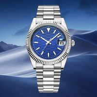 Orologio Meccanico Automatico con Display Data 36mm 40mm, Orologio OEM NH35 Reloj