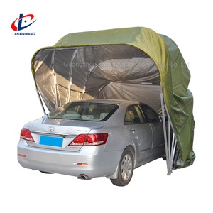 เต็นท์จอดรถแบบพับได้สำหรับคลุมยานพาหนะในสวนบ้านและทางรถวิ่ง - Product Image 1