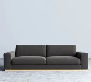 Kualitas Terbaik Model Baru Sofa Ruang Tamu Sofa Berlapis Buatan Vega Nam Furnitur Ruang Tamu dengan Harga Murah