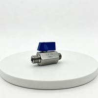 Vanne à boisseau sphérique miniature filetée mâle-femelle en acier inoxydable 304 316, 3/4 pouce DN20 PN63, pour la plomberie - Vente en gros directe usine
