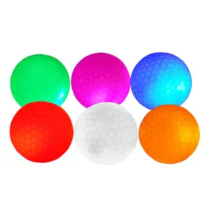 12 Stück Geschenk box Electronic Led Glowing in the Dark Nacht Golfball zum Üben