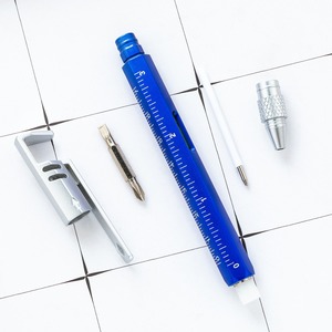 Custom Logo 6-in-1 Multifunction <strong>Office</strong> <strong>Tool</strong> Pen Plastic Screwdriver Ruler Level for Stylus &amp; Ballpoint for Gifts - Product Image 4