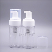 Bouteilles en plastique transparentes pour emballage de savon moussant 100 ml avec pompe à mousse, contenant 100 g