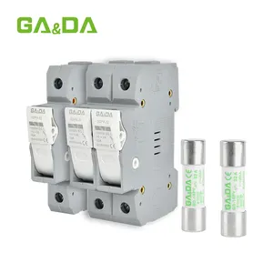 PV 1000V 32A Ceramic Cylinder Fuse With High Breaking Capacity Fuse Holder For Low Voltage Meets IEC Safety Standards