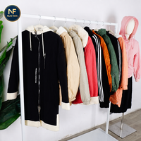 Jaket Parka Outdoor Bekas Siap Pakai untuk Wanita Hampir Baru Musim Gugur/Dingin Pakaian Bekas Berkualitas Tinggi