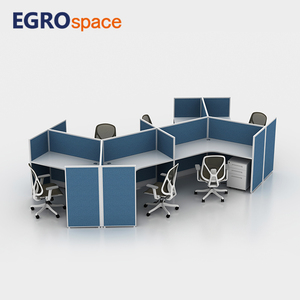 EGROspace 프로젝트 사례 사무실 스타일 현대 낮은 파티션 칸막이 워크 스테이션 - Product Image 2