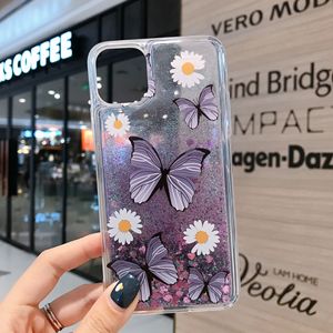 Funda de teléfono móvil con purpurina líquida, estilo neón especial, flor china, arena movediza, para Iphone xs max 11 12 - Product Image 4