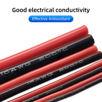 Neuer, hochtemperaturbeständiger C-Typ Rot-Schwarz-Doppelparallel-Lithiumbatterie-Silikonkabel für neue Energien