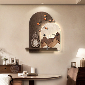 Décoration Murale Rétro Inspirée <span class=keywords><strong>de</strong></span> la Dynastie Song avec Motif 3D Poireau pour une Ambiance Auspicieuse dans la Salle à Manger ou le Salon - Product Image 2