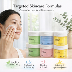 Discos de Tónico en Gel, 60 Unidades, Colágeno, Cera Nol Vita, Niacinamida, Algas Marinas, Hidratantes, Refrescantes, Reductores de Poros, Cuadrados, para el Cuidado Facial - Product Image 6