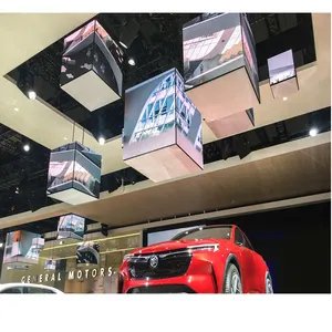 Popular P2.5 Cube LED Display Screen many sided Digital Sign Custom Made sided Advertising Panel Player Media Video Cube Screen