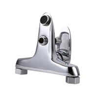 ITALOMIX Nouveau style Robinet de baignoire mural à poignée unique eau chaude et froide pour baignoire et douche Noyau de valve en zinc et céramique