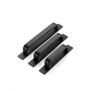 Gubie No Drill Aluminum Alloy Door Handle Bow Shape Surface Mounted For <b>Glass</b> Door <b>Window</b> Balcony - Product Image 5