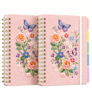 <b>Custom</b> Wholesale Fabric Cover Notebook High Quality Hardcover Journal Personalized Logo <b>Diary</b> for Students Gift Business - Product Image 5