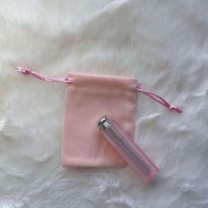 OEM Custom Logo Printed Pink Color Velvet <b>Drawstring</b> Bag Velvet <b>Pouch</b> with Double Strings - Product Image 6