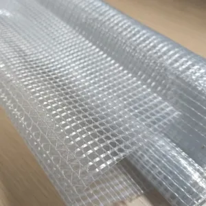 <span class=keywords><strong>Lona</strong></span> de <span class=keywords><strong>PVC</strong></span> de Nuevo Diseño, <span class=keywords><strong>Transparente</strong></span>, Cristalina, para Cubrir Carga y Proteger Maquinaria - Product Image 1
