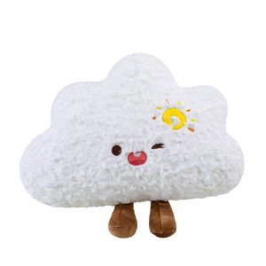 Almohada de Peluche Suave con Forma de <span class=keywords><strong>Nube</strong></span>, Adorable y de Alta Calidad, Juguete de Peluche con Expresiones Faciales Lindas y Regordetas - Product Image 1