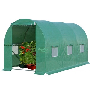 Mini Serra Portatile a Tunnel con Copertura in PE Anti-Gelo, Protezione per Piante Resistente al Freddo per Balcone e <span class=keywords><strong>Giardino</strong></span> - Product Image 2