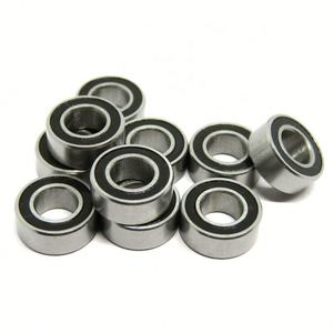 MR115 2RS 5x11x4mm Micro rodamiento de bolas sellos de goma de acero cromado MR115RS carrete de pesca rodamientos rígidos de bolas - Product Image 3