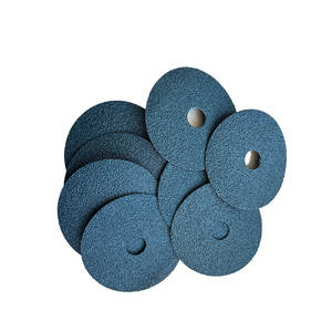 Disques de ponçage et de meulage en fibre de résine de zircone de 4,5 pouces, tige de 7/8 pouces pour l'utilisation sur le métal et le <span class=keywords><strong>bois</strong></span> avec une <span class=keywords><strong>meuleuse</strong></span> d'angle - Product Image 1