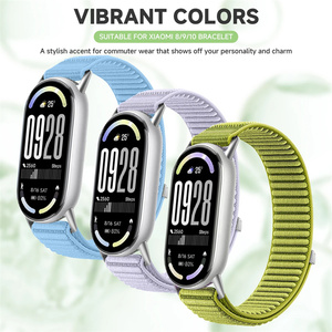 สายรัดข้อมือไนลอนแบบถักสำหรับ Xiaomi <span class=keywords><strong>Smart</strong></span> <span class=keywords><strong>Band</strong></span> 10 สายรัดข้อมือสำหรับเล่นกีฬาสำหรับ Xiaomi <span class=keywords><strong>Mi</strong></span> <span class=keywords><strong>Band</strong></span> 9 8 - Product Image 2