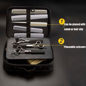 BSCI Factory Hairdressing Tool Bag, Professional Portable Multi-Functional Handbag Scissors Storage Package case - Product Image 6