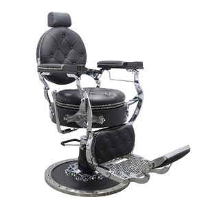 Ghế cắt tóc, cạo râu kiểu cổ điển, đế tròn, kích thước lớn, kiểu retro, nội thất salon, ghế thủy lực dành cho nam - Product Image 4