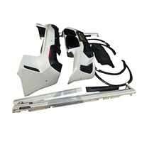 Pour BMW X3G01G08 X4G02 Kit carrosserie pare-chocs avant arrière avec découpes antibrouillard utilisées pour mettre à niveau les accessoires de voiture avec de nouvelles versions