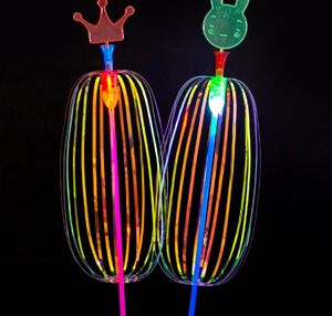 बुलबुला जादू की छड़ी इंद्रधनुष ट्विलर स्टिक स्पिन ग्लिटर स्टिक स्पिन ग्लिटर - Product Image 3