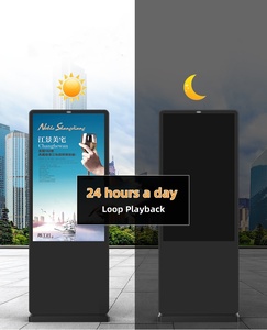 Không thấm nước cực nhà hàng phải đối mặt với kỹ thuật số biển quảng cáo Màn hình Totem <span class=keywords><strong>video</strong></span> LCD màn hình ngoài trời - Product Image 5