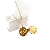 Pendentif Boîte à Photos Personnalisable pour Famille et Amoureux, Bijoux en Or, Argent, Or Rose, Acier Inoxydable, Étanche, Vente Directe Usine