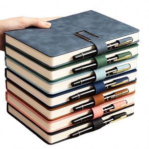 A5 Custom Premium Leather Printed Lined <b>Journal</b> Notebook with Magnetic Closure - Product Image 1