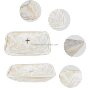 수제 빈티지 화이트 우드 기도용 도우 볼, 캔들 컨테이너, 가정용 장식용 도우 볼 - Product Image 2