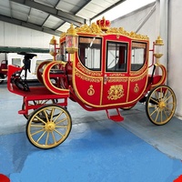 Voiture électrique royale, calèche de mariage populaire, luxe mobile, calèche électrique de tourisme