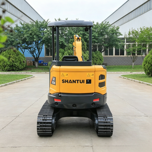 Mini-excavatrice sur chenilles Shantui SE26SR jaune avec cabine, moteur Yanmar, capacité de la benne de 0,06 m³, 2680 kg, 14,6 kW, haute efficacité opérationnelle - Product Image 6