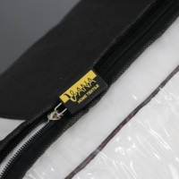 Sac d'emballage pour oreiller en tissu non tissé avec fermeture éclair et poignée de ceinture