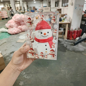 Elonna Christmas <b>Large</b> Snow Man Squishy <b>Toy</b> TPR <b>Soft</b> Stress Relief Sensory Fidget for 14 Years & up - Product Image 6