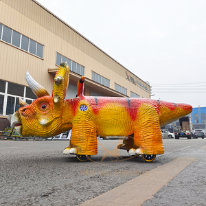 <span class=keywords><strong>Dino</strong></span> Park : Scooter électrique motorisé à monnayeur en forme de dinosaure pour enfants, idéal pour les parcs d'attractions - Product Image 6