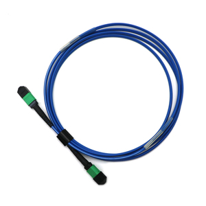 สายเคเบิล MPO Trunk แบบติดตามได้ 40G 800G 1.6T AI Area SR4 SR8 สายไฟเบอร์ MPO พร้อมตัวบ่งชี้สถานะ 8 12 16 24 32 ไฟเบอร์ - Product Image 3