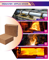 Brique de magnésie-alumine-spinelle 86% MgO 5-12% Al2O3 Haute Réfractarité 1770-2000°C pour Four Rotatif à Ciment, Revêtement de Four, Vente Directe Usine