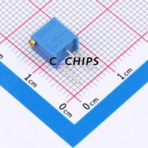 ตัวต้านทาน/โพเทนชิโอมิเตอร์แบบปรับได้สำหรับ3266X-500-LF ผ่านชิ้นส่วนรู (THT)-3P,6.8x4.7มม. 50Ohm 10% 500mW 250ppm/℃ - Product Image 1