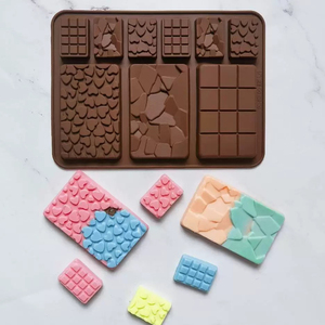 9-link Silicone stampo per cioccolato foglio pieno stampo per biscotti Waffle Multi-forma alfabeto <span class=keywords><strong>buon</strong></span> <span class=keywords><strong>compleanno</strong></span> cuore fatto da te <span class=keywords><strong>torta</strong></span> decorazione strumento - Product Image 4