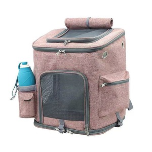 Portable <b>Foldable</b> Expandable Cat Backpack - <b>Trolley</b>-Style Carrier for Small Dogs & Cats - Product Image 5