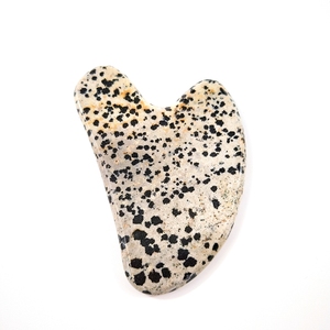 Gua sha-masajeador facial de <span class=keywords><strong>jaspe</strong></span> Dálmata, herramienta de masaje facial Natural - Product Image 2