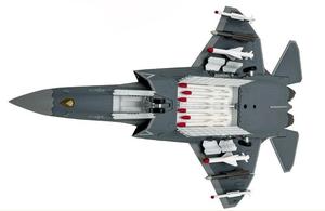 Modellino Aereo Stealth J-35 in Scala 1:24, 72cm, in Lega, Simulazione Militare, da Collezione, Regalo Decorativo - Product Image 5