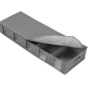Sac de rangement pliable et roulant anti-poussière en non-tissé pour dortoir et sous le lit, organisateur de vêtements - Product Image 5